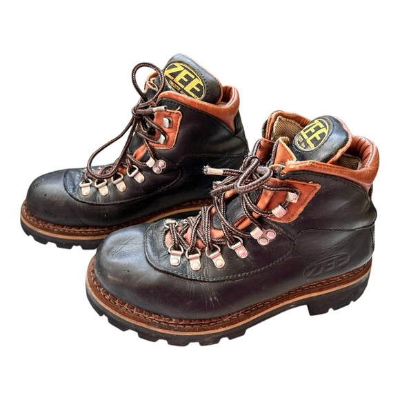ZEE by Trezeta Design Vintage Hiking/Work Boots - Picture 1 of 11